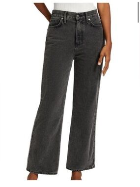 Veronica Beard Dylan crystal embellished stone-washed straight leg jeans